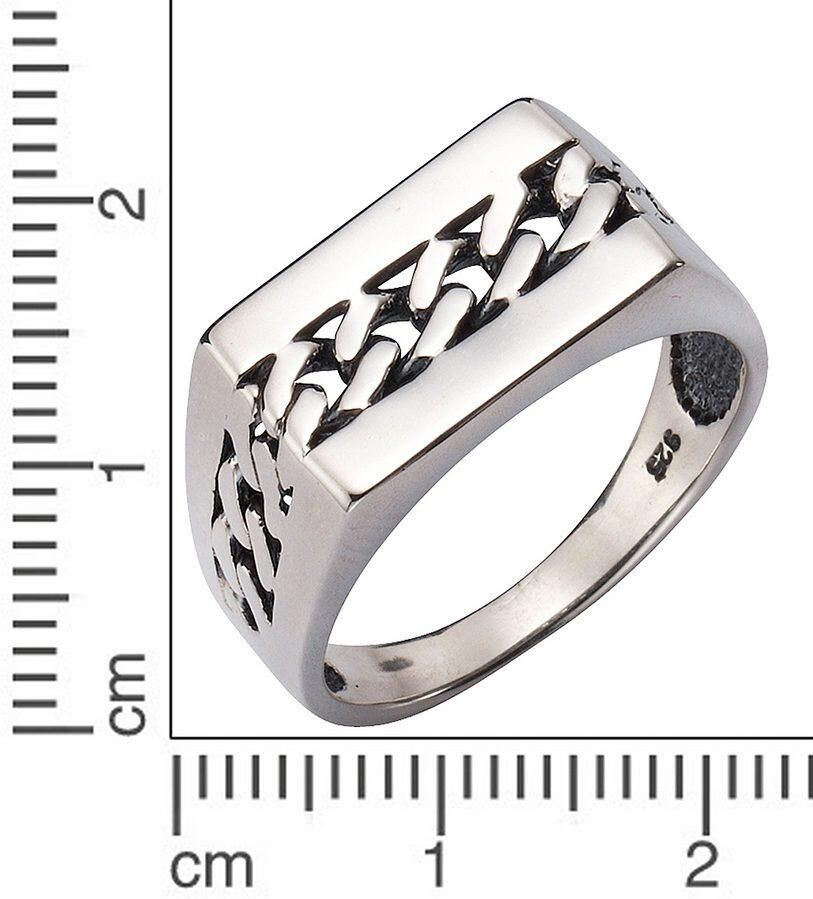 Firetti Ring Sieraad cadeau zilver 925 zilveren ring panzerketting