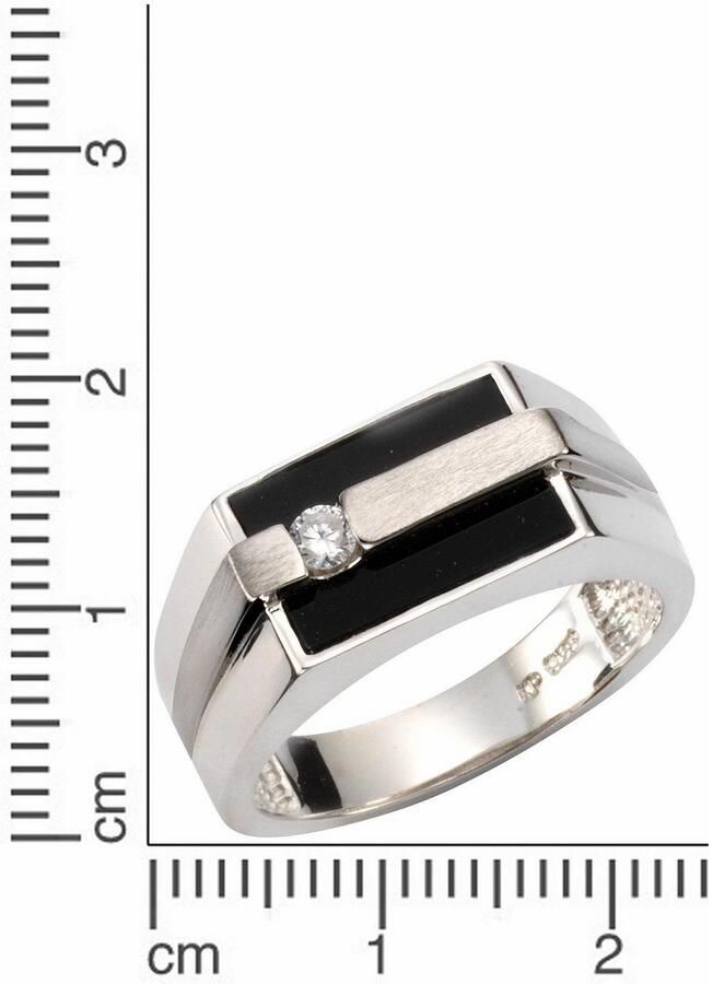 Firetti Ring Sieraad cadeau zilver 925 zilveren ring ringkop vierkant