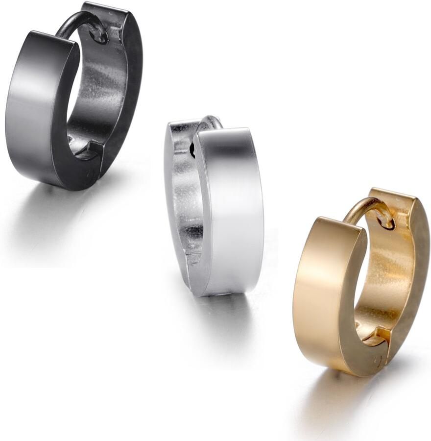 Firetti Set oorringen Multipack sieraden cadeau oorbellen creolen set (set 3-delig)