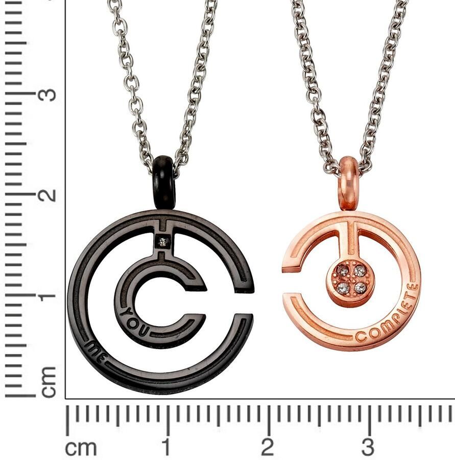 Firetti Sieradenset Multipack sieraad cadeau halskettingen LIEFDE (4-delig)