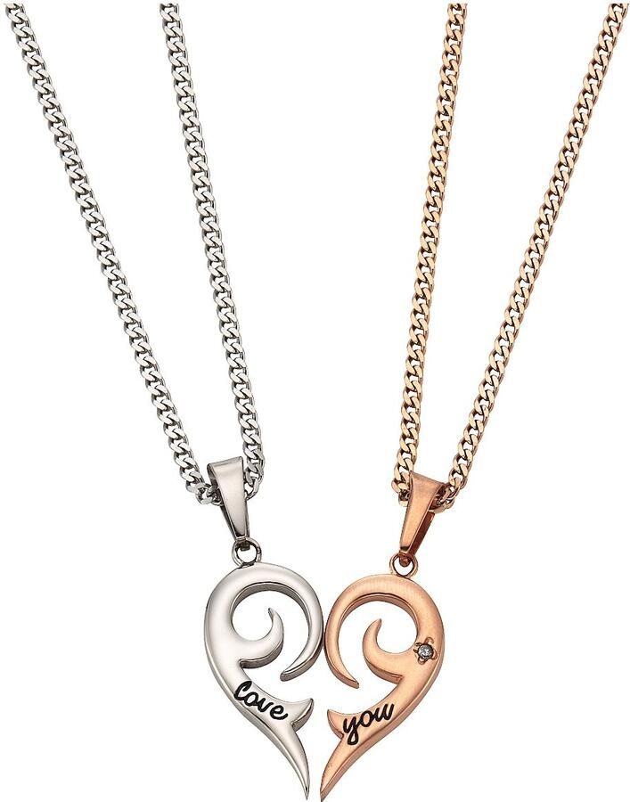 Firetti Sieradenset Multipack sieraad cadeau halskettingen LIEFDE (4-delig)