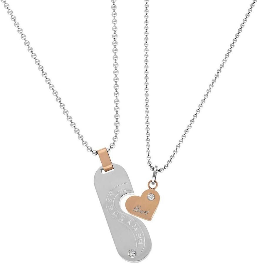 Firetti Sieradenset Multipack sieraad cadeau halskettingen LIEFDE (set 4-delig) - Foto 3