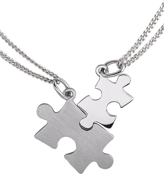 Firetti Sieradenset Multipack sieraad cadeau zilver 925 halskettingen LIEFDE (4-delig)