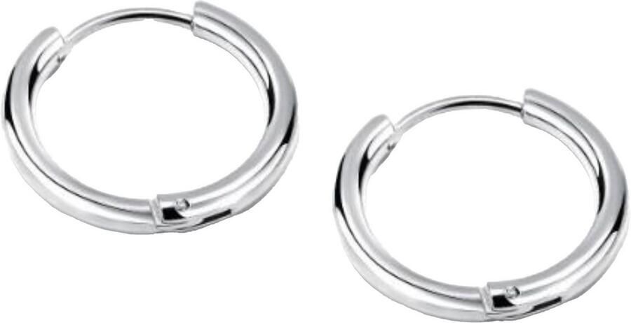 Firetti Sieradenset Multipack sieraden cadeau roestvrijstalen halsketting paar creolen (set 3-delig)