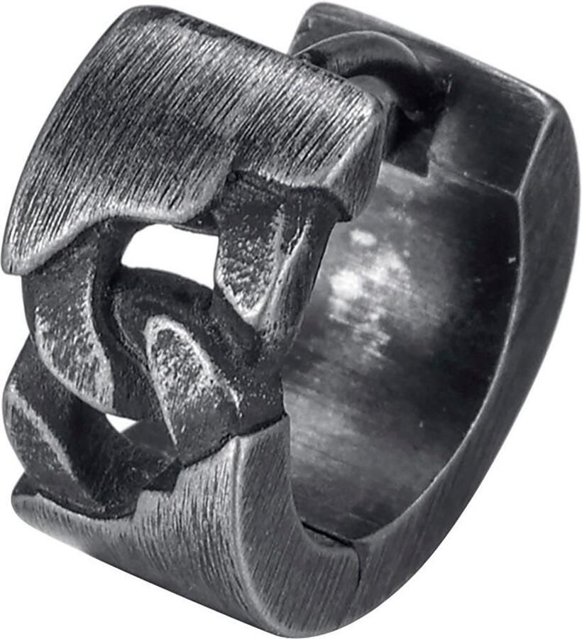 Firetti Single-oorring Sieraad cadeau roestvrij staal oorbellen oorbel schakelketting vintage - Foto 3