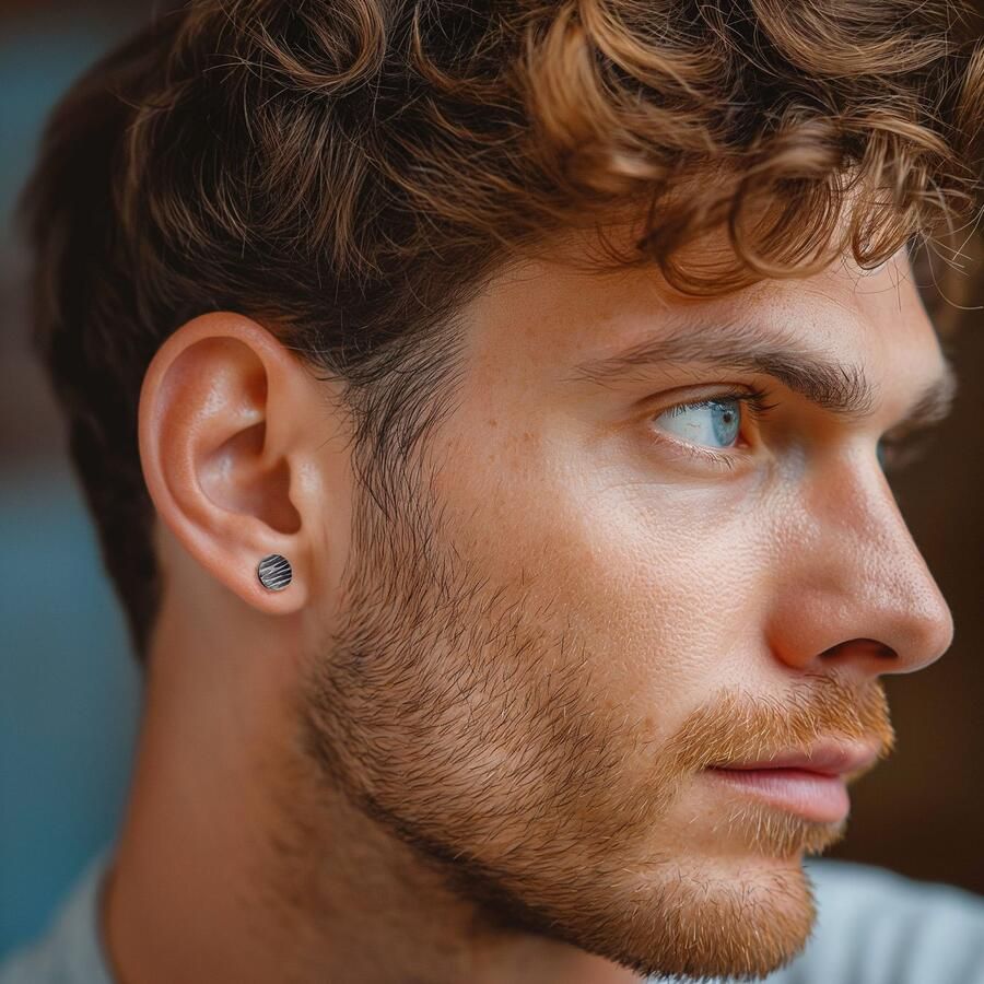 Firetti Single-oorstekers Sieraad cadeau roestvrij staal oorbellen oorbel rots - Foto 2