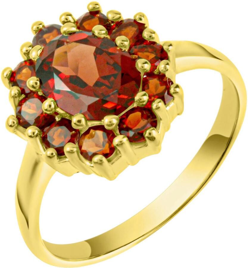 Firetti Zilveren ring Sieraad cadeau zilver 925 vinger ring damesring entourage bloem - Foto 2