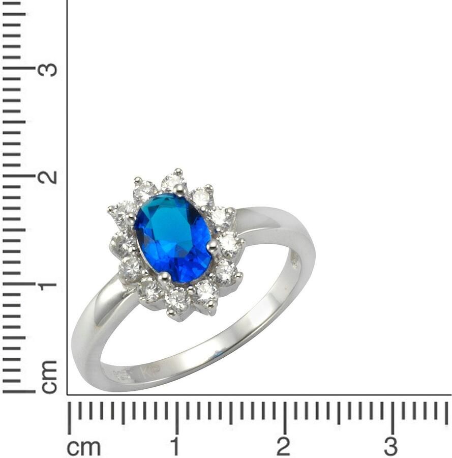 Firetti Zilveren ring Sieraad cadeau zilver 925 vinger ring damesring entourage