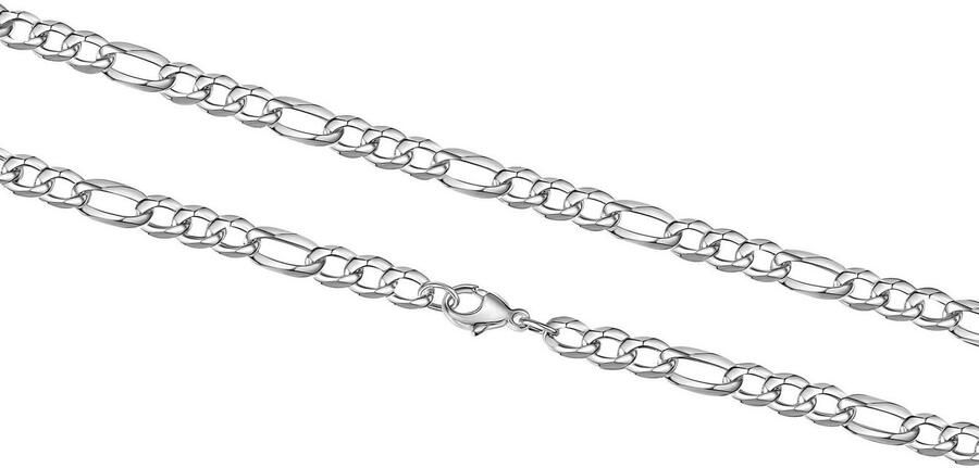 Firetti Zilverkleurige ketting Sieraad cadeau zilver 925 halssieraad halsketting figaroketting - Foto 2