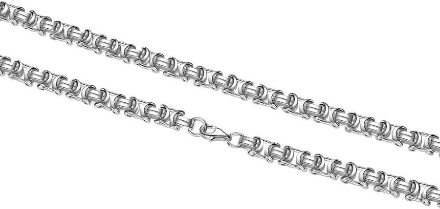 Firetti Zilverkleurige ketting Sieraad cadeau zilver 925 halssieraad halsketting koningsketting - Foto 3