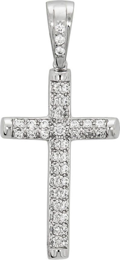Firetti Kettinghanger Sieraad cadeau zilverkleur 925 halssieraad hanger kruis