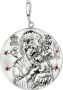 Firetti Kettinghanger Sieraad cadeau zilverkleur 925 halssieraad hanger Madonna - Thumbnail 1