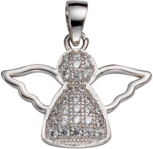 Firetti Kettinghanger Sieraad cadeau zilverkleur 925 halssieraad hanger engel