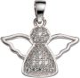 Firetti Kettinghanger Sieraad cadeau zilverkleur 925 halssieraad hanger engel - Thumbnail 1