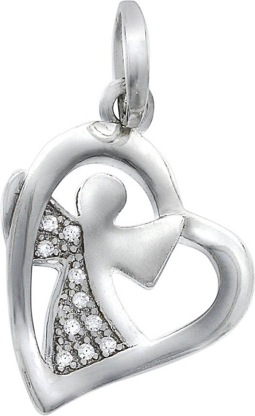 Firetti Kettinghanger Sieraad cadeau zilverkleur 925 halssieraad hanger hart