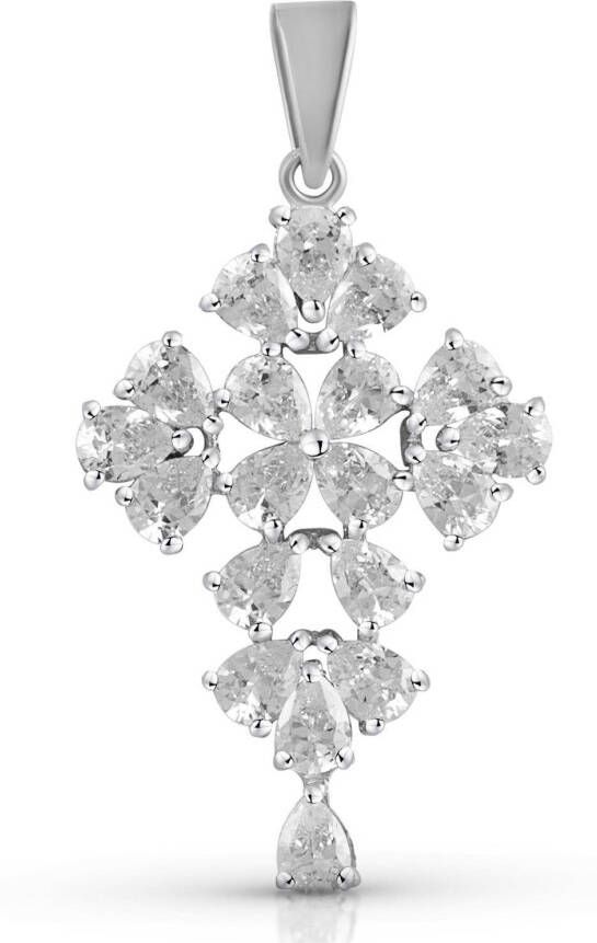 Firetti Kettinghanger Sieraad cadeau zilver 925 halssieraad hanger kruis