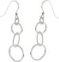 Firetti Paar oorhangers Sieraad cadeau zilver 925 oorbellen oorhaken cirkel in cirkel - Thumbnail 1