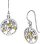 Firetti Paar oorhangers Sieraad cadeau zilver 925 oorbellen oorhaken hart levensboom - Thumbnail 1