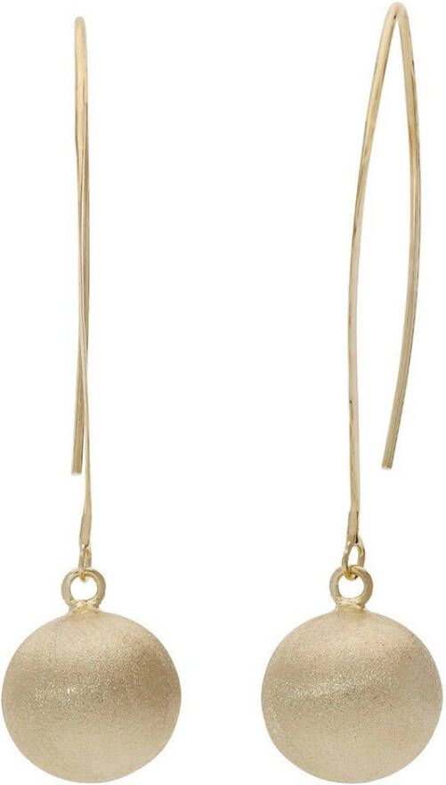 Firetti Paar oorhangers Sieraad cadeau zilver 925 oorbellen oorhaken bol