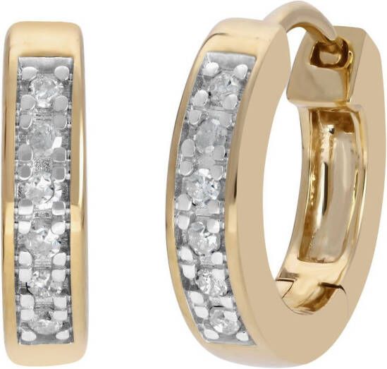 Firetti Oorringen Sieraad cadeau Goud 585 huggie