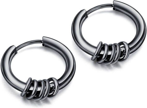 Firetti Oorringen Sieraad cadeau klassiek met zirkoon (synthetisch)
