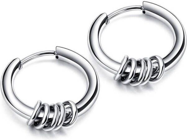 Firetti Oorringen Sieraad cadeau klassiek met zirkoon (synthetisch)