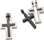 Firetti Set hangers Multipack sieraad cadeau kettinghanger kruis unisex (set 2-delig) - Thumbnail 1