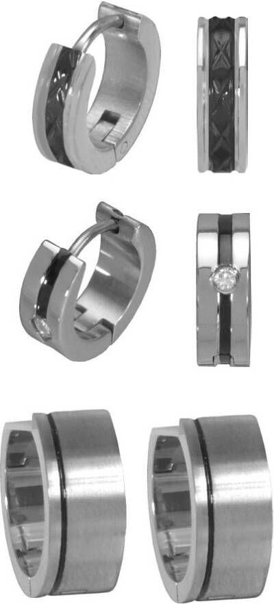 Firetti Set oorringen Multipack sieraden cadeau oorbellen creolen set (set 6-delig)