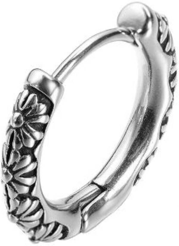 Firetti Single-oorring Sieraad cadeau oorbellen enkel Flower Power