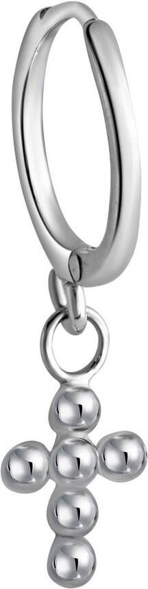 Firetti Single-oorring Sieraad Geschenk Kruis met zirkoon (synthetisch)