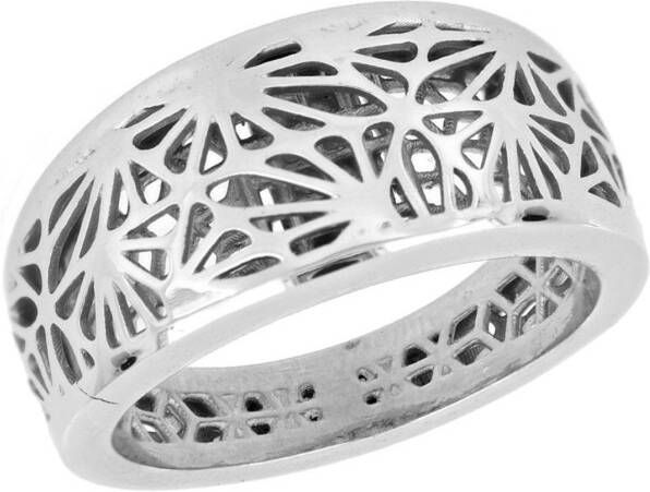Firetti Zilveren ring Bloemen