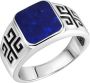 Firetti Ring Sieraad cadeau zilver 925 zilveren ring meander - Thumbnail 1