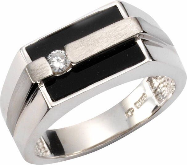 Firetti Ring Sieraad cadeau zilver 925 zilveren ring ringkop vierkant