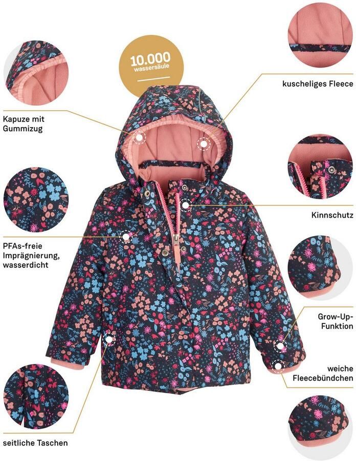 First instinct by killtec Functioneel jack FIOW 13 MNS JCKT Waterdichte functionele jas met verlengbare mouwen en fleece. - Foto 2