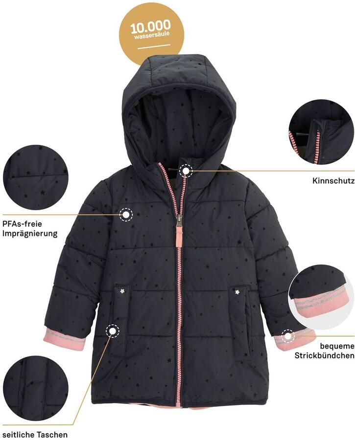 First instinct by killtec Gewatteerde jas FIOW 16 MNS QLTD CT Doorgestikte jas met capuchon 10.000 mm waterkolom reflecterend - Foto 3