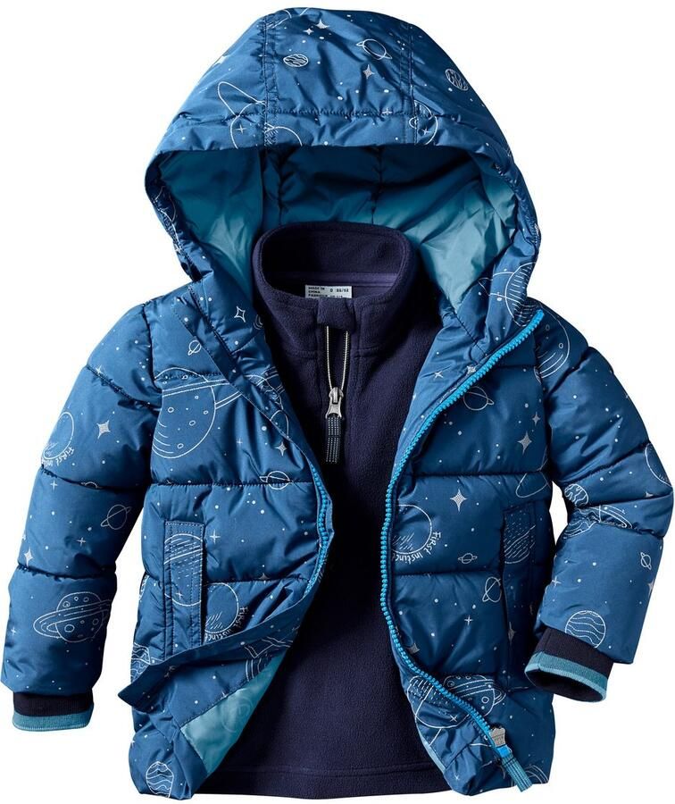 First instinct by killtec Gewatteerde jas FIOW 23 MNS QLTD JCKT Winddichte gewatteerde jas met 10.000 mm waterkolom en kinbescherming