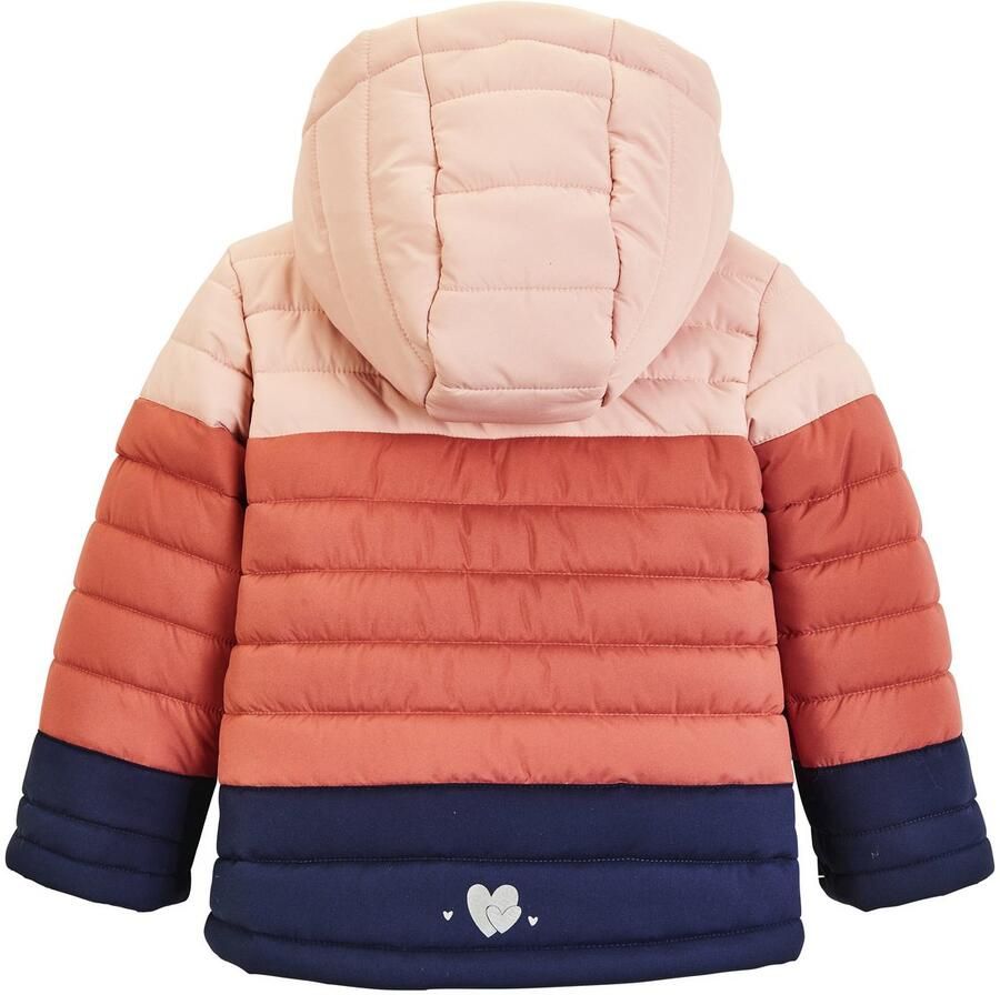 First instinct by killtec Gewatteerde jas FIOW 29 MNS QLTD JCKT Gevoerde winterjas met capuchon colourblock 10.000 mm waterkolom