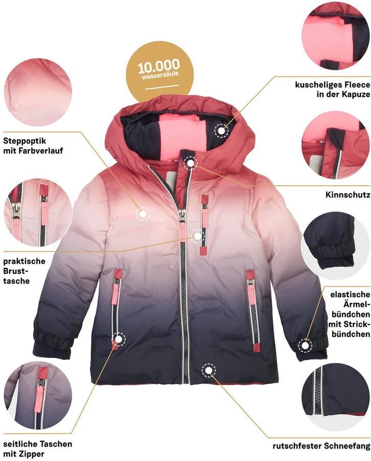 First instinct by killtec Gewatteerde jas FISW 39 MNS QLTD JCKT Winddichte waterafstotende kinderjas met fleece en sneeuwvanger - Foto 2