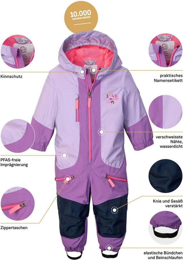 First instinct by killtec Jumpsuit FIOS 21 MNS ONPC Wind- en waterdicht reflecterende details PFAS-vrij geïmpregneerd