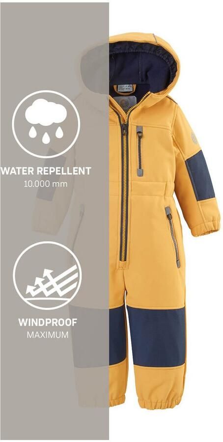 First instinct by killtec Jumpsuit FIOW 35 MNS ONPC Softshellpak met fleece binnenin waterafstotend winddicht - Foto 9