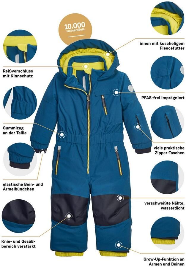 First instinct by killtec Jumpsuit FISW 46 MNS ONPC Wind- em waterdichte sneeuwoverall met verlengbare ar en benen