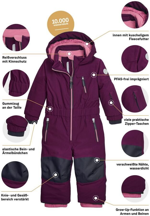 First instinct by killtec Jumpsuit FISW 46 MNS ONPC Wind- em waterdichte sneeuwoverall met verlengbare ar en benen