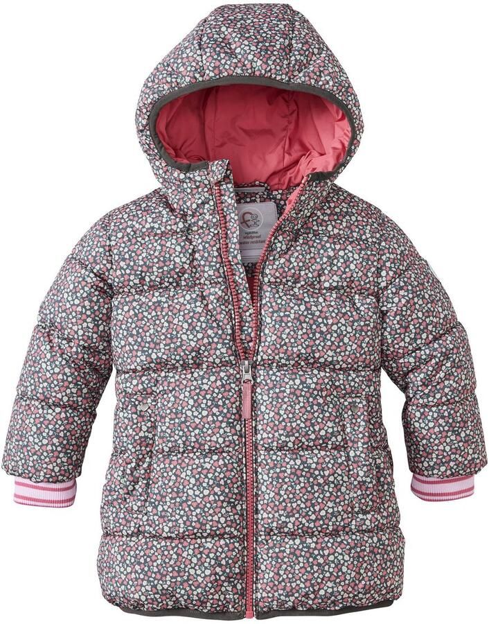 First instinct by killtec Parka FIOW 61 MNS PRK Winddichte waterafstotende gewatteerde jas met vrolijke print - Foto 2