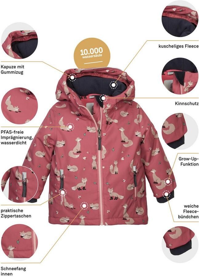 First instinct by killtec Ski-jack FISW 29 MNS SKI JCKT Waterdichte jas met verlengbare mouwen en stijlvolle print - Foto 4