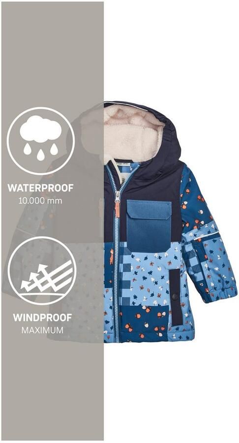 First instinct by killtec Ski-jack FISW 43 MNS SKI JCKT Wind- en waterdichte kinderjas met fleece capuchon en sneeuwvanger - Foto 5