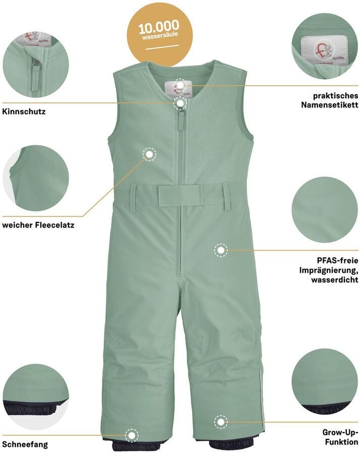 First instinct by killtec Skibroek FISW 34 MNS SKI PNTS Waterdichte verwar de latbroek met sneeuwvanger en grow-up-functie