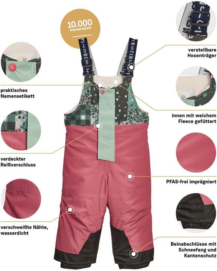 First instinct by killtec Skibroek FISW 44 MNS SKI PNTS Water- en winddichte sneeuwbroek met verstelbare banden