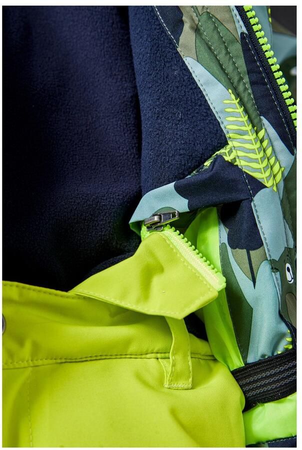 First instinct by killtec Fleecetrui FISW 30 MNS FLC SHRT Fleeceshirt met kinbescherming reflecterende details en naamlabel - Foto 3