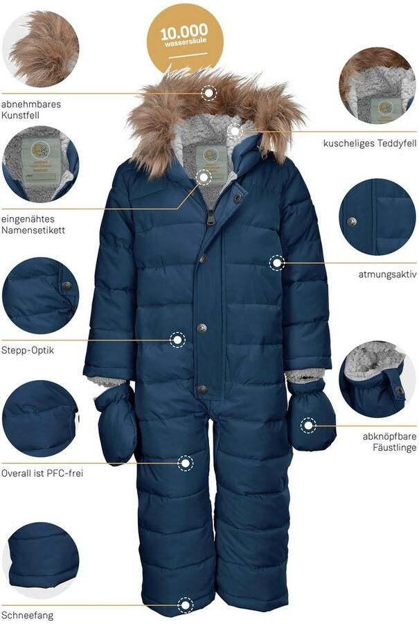 First instinct by killtec Skipak FIW 39 MNS ONPC Waterafstotende ade de overall met afneembare details