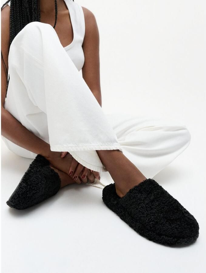 Fitflop Pantoffels IQUSHION D-LUXE PADDED TEDDY SLIPPER MULES - Foto 3